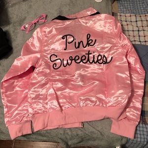 Grease Pink lady jacket and glasses NWOT